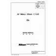NIKON AF NIKKOR 85MM F/1.4D IF Service Manual NIKON AF NIKKOR 85MM F/1.4D IF Service Manual