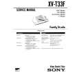 SONY XVT33F Service Manual SONY XVT33F Service Manual