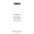 ZANUSSI ZDE320IX Owners Manual ZANUSSI ZDE320IX Owners Manual