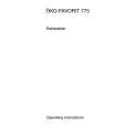 AEG Favorit 775 Owners Manual AEG Favorit 775 Owners Manual