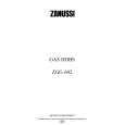 ZANUSSI ZGG6420CN Owners Manual ZANUSSI ZGG6420CN Owners Manual