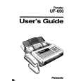 PANASONIC UF650 Owners Manual PANASONIC UF650 Owners Manual