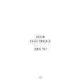 ZANUSSI ZBN767N Owners Manual ZANUSSI ZBN767N Owners Manual