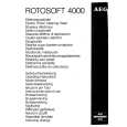 AEG ROTOSOFT4000FBODE Owners Manual AEG ROTOSOFT4000FBODE Owners Manual