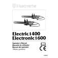 HUSQVARNA ELECTRIC1400 Owners Manual HUSQVARNA ELECTRIC1400 Owners Manual