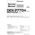 PIONEER DEH-P77DH/XM/UC Service Manual PIONEER DEH-P77DH/XM/UC Service Manual