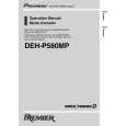 PIONEER DEH-P580MP Owners Manual PIONEER DEH-P580MP Owners Manual