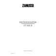 ZANUSSI ZT52/2R Owners Manual ZANUSSI ZT52/2R Owners Manual