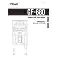 TEAC GF-680 Owners Manual TEAC GF-680 Owners Manual