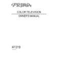 PRIMA H1319 Owners Manual PRIMA H1319 Owners Manual