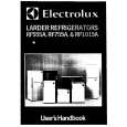 ELECTROLUX RF555A Owners Manual ELECTROLUX RF555A Owners Manual