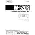 TEAC W520R Owners Manual TEAC W520R Owners Manual