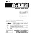TEAC AG-V3050 Owners Manual TEAC AG-V3050 Owners Manual