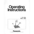 PANASONIC WE160 Owners Manual PANASONIC WE160 Owners Manual