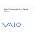 SONY PCG-QR20 VAIO Owners Manual SONY PCG-QR20 VAIO Owners Manual