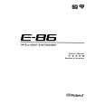 ROLAND E-86 Owners Manual ROLAND E-86 Owners Manual