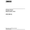 ZANUSSI ZOU799QW Owners Manual ZANUSSI ZOU799QW Owners Manual
