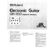 ROLAND GR-100 Owners Manual ROLAND GR-100 Owners Manual