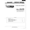 SHARP VC477E Service Manual SHARP VC477E Service Manual