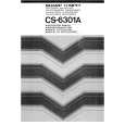 SHARP CS-6301A Owners Manual SHARP CS-6301A Owners Manual