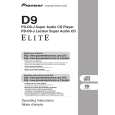 PIONEER PD-D9-J/KUCXJ Owners Manual PIONEER PD-D9-J/KUCXJ Owners Manual