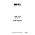 ZANUSSI ZCE562NW Owners Manual ZANUSSI ZCE562NW Owners Manual