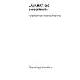 AEG LAV693W Owners Manual AEG LAV693W Owners Manual