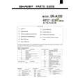 SHARP ER-A220 Parts Catalog SHARP ER-A220 Parts Catalog