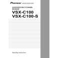 PIONEER VSX-C100-S/KUCXU Owners Manual PIONEER VSX-C100-S/KUCXU Owners Manual