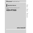 PIONEER KEH-P7035 Owners Manual PIONEER KEH-P7035 Owners Manual