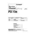 PIONEER PD106 Service Manual PIONEER PD106 Service Manual