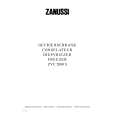 ZANUSSI ZVC2000S Owners Manual ZANUSSI ZVC2000S Owners Manual