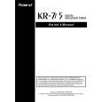 ROLAND KR-5 Owners Manual ROLAND KR-5 Owners Manual