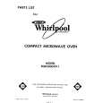 WHIRLPOOL MW3000XP1 Parts Catalog WHIRLPOOL MW3000XP1 Parts Catalog