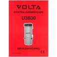 VOLTA U3600 Owners Manual VOLTA U3600 Owners Manual