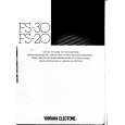 YAMAHA FS-20 Owners Manual YAMAHA FS-20 Owners Manual
