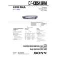 SONY ICFCD543RM Service Manual SONY ICFCD543RM Service Manual