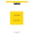 ZANUSSI ZGG758ALU Owners Manual ZANUSSI ZGG758ALU Owners Manual