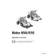 HUSQVARNA RIDER850 Owners Manual HUSQVARNA RIDER850 Owners Manual