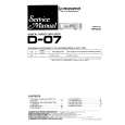 PIONEER D07 Service Manual PIONEER D07 Service Manual