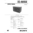 SONY XSAW850 Service Manual SONY XSAW850 Service Manual