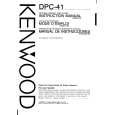 KENWOOD DPC41 Owners Manual KENWOOD DPC41 Owners Manual