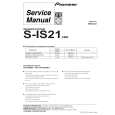 PIONEER S-IS21/XBR Service Manual PIONEER S-IS21/XBR Service Manual