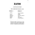 SONY R4500 Owners Manual SONY R4500 Owners Manual