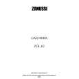 ZANUSSI ZGL62iN Owners Manual ZANUSSI ZGL62iN Owners Manual
