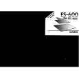 CASIO ES600 Owners Manual CASIO ES600 Owners Manual