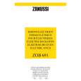 ZANUSSI ZOB691N Owners Manual ZANUSSI ZOB691N Owners Manual