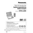 PANASONIC LA95 Owners Manual PANASONIC LA95 Owners Manual