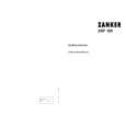 ZANKER 571/075 (PRIVILEG) Owners Manual ZANKER 571/075 (PRIVILEG) Owners Manual
