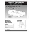 WHIRLPOOL RH3730XLB0 Installation Manual WHIRLPOOL RH3730XLB0 Installation Manual